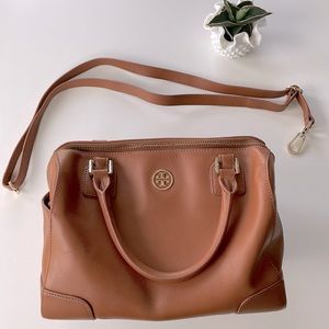 Tory Burch Robinson Zip tote - camel brown